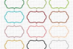 Labels Graphics and Illustrations / Tags and Labels Clip Art / Frames Graphics Product Image 3