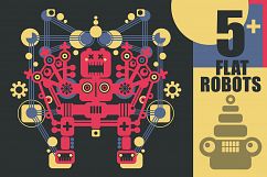 Set of 5 robots Product Image 1