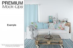 Sofa &amp; Pillows - Coastal Style Mockup Product Image 19
