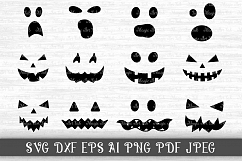 Halloween SVG, Jack of the lantern SVG, Pumpkin face SVG Product Image 1