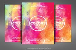 Dj Watercolor Flyer Product Image 1