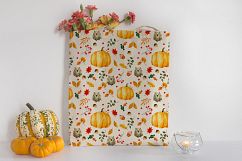 Tote Bag Mockup - Autumn Pumpkins Product Image 4