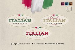 Italian Trattoria Menu &amp; Logo Product Image 2