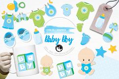 Baby Boy  graphics and illustrations Product Image 1