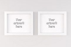 Set of 2 mock frames display artwork Product Image 1