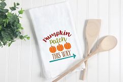 Pumpkin Patch SVG - Fall SVG Cut File - DXF EPS PNG JPG PDF Product Image 3