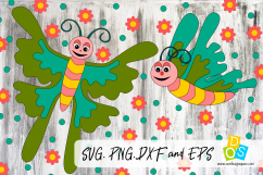 Butterflies SVG, PNG, DXF and EPS files Product Image 1