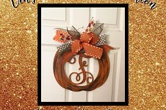 Pumpkin Svg, Pumpkin Monogram Svg, Pumpkin Monogram Designs Product Image 5
