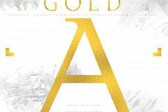 STAY GOLD - Luxurious Alphabet Set Product Image 2