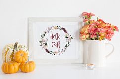 Landscape Frame Mockup - Autumn Pumpkins Product Image 2