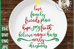 Christmas Tree Word Art Product Image 1