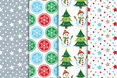 Christmas Digital Paper Pack / Christmas Background / Scrapbooking / Card Making / Patterns / Printables Product Image 3
