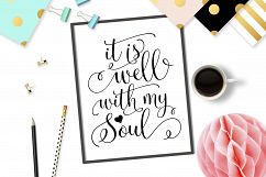 It is well with my soul SVG DXF PNG Product Image 2