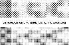 24 Star Patterns (AI, EPS, JPG 5000x5000) Product Image 1