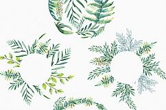 Watercolor Greenery Product Image 4