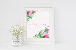 Watercolor Sunday florals Product Image 6