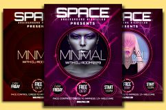 Space Minimal Flyer Template Product Image 1