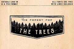 Rustic Logos &amp; Illustrations AI PNG Product Image 10
