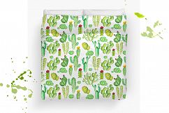Watercolor Cactus Clipart Product Image 5