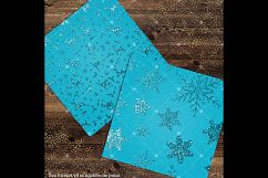 16 Blue Glitter Christmas Printable Digital Papers 12 inch Product Image 10