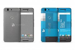 Google Nexus 6P Mobile Skin Design Template 2015 Product Image 1