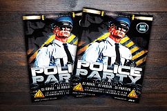 Police Party Flyer Product Image 2