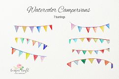 Watercolor Campervan, Leisure Vehicles  Product Image 4