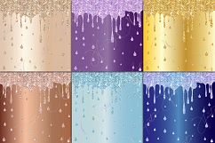Liquid Glitter Digital Paper Product Image 3