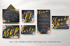 Black Floral Wedding Package Suite Product Image 7