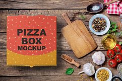 Pizza Box Mockup Product Image 1