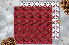 Christmas papers, jingle all the way, Scrapbook, holidays Product Image 3