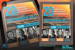 Annual Prophecy Conference Flyer Template  Product Image 1