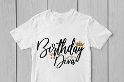 Birthday Diva - Birthday SVG EPS DXF PNG Cutting Files Product Image 3