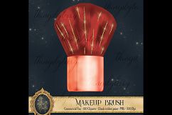 100 Watercolor and Glitter Makeup Brush Clip Arts Product Image 4