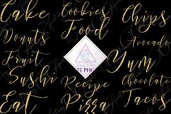Food Word Art Clipart Product Image 1