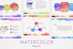 Watercolor Keynote Template Product Image 1