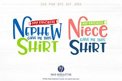 My Favorite... Gave Me This Shirt SVG Bundle - 15 Designs Product Image 9