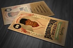 Retro Trading Card Template Product Image 1