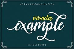 Miractes script Product Image 2