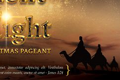 Silent Night Postcard Template Product Image 8
