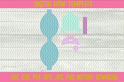 Princess Carriage Cinderella Inspired Hair Bow Template Product Image 2