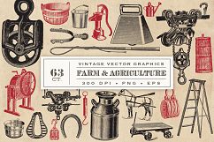 Farm &amp; Agriculture Vector Graphics Product Image 1