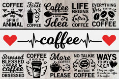 Coffee svg Bundle, but first coffee svg, mom life svg bundle Product Image 1