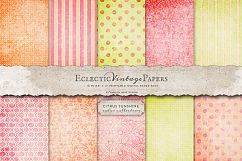 Vintage Printable Papers - Citrus Sunshine Product Image 1
