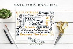 Welcome To The Farm SVG Cut File Product Image 2