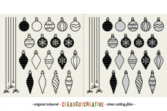 The Crafters Christmas Toolkit - 150+ Christmas Design Elements - SVG DXF EPS - Cricut &amp; Silhouette - clean cutting files Product Image 4