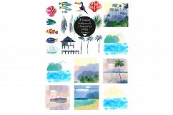 Watercolor tropics Product Image 2