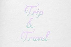 Trip &amp; travel watercolor clip art set Product Image 6