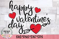 Happy Valentine&#039;s Day SVG Cut File Product Image 1