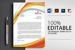 MS Word Format Letterhead Product Image 1